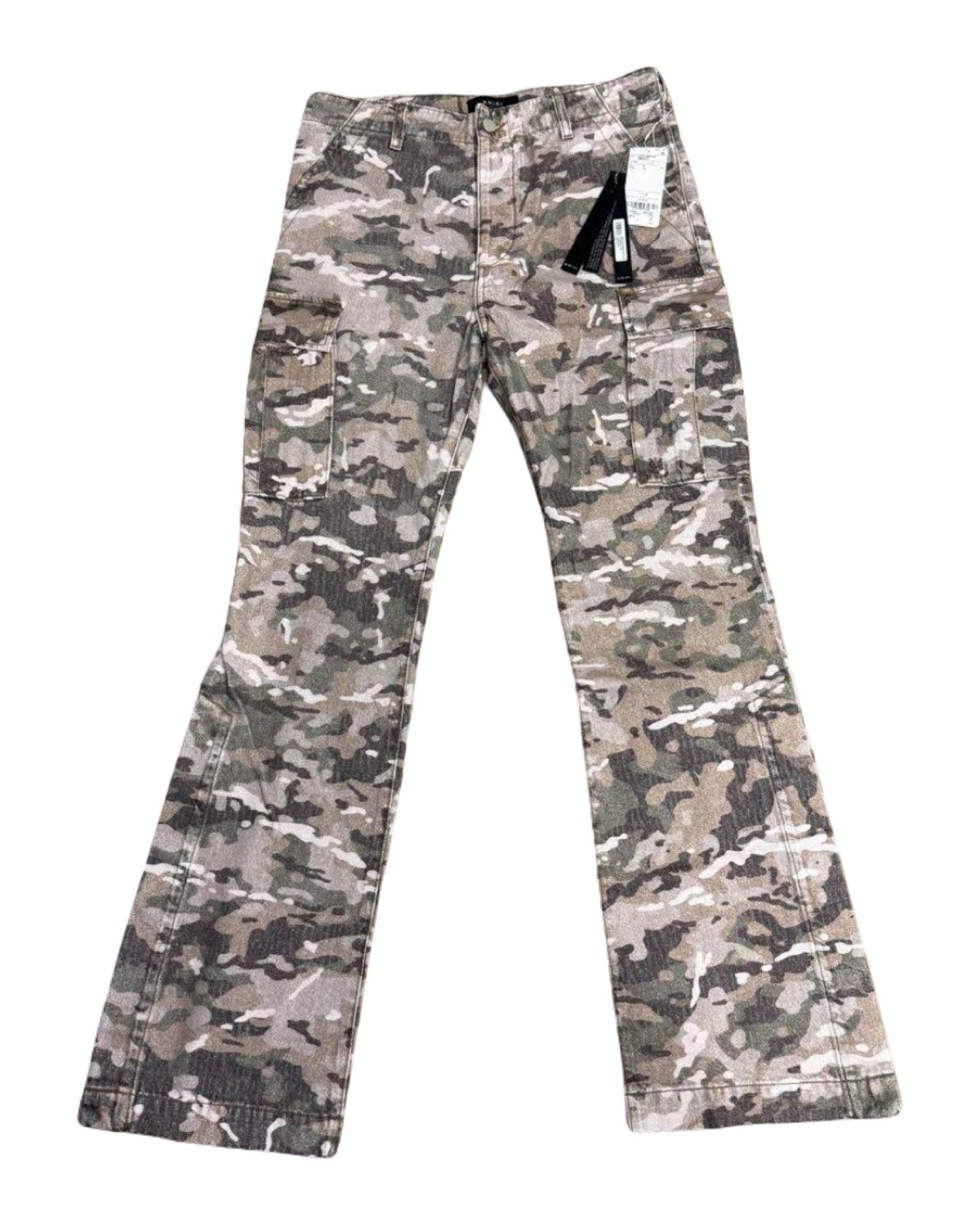 【新品】AMIRI M65 CAMO CARGO KICK FLARE 31 Amiri AMIRI M65 CAMO CARGO KICK FLARE 31 | Grailed