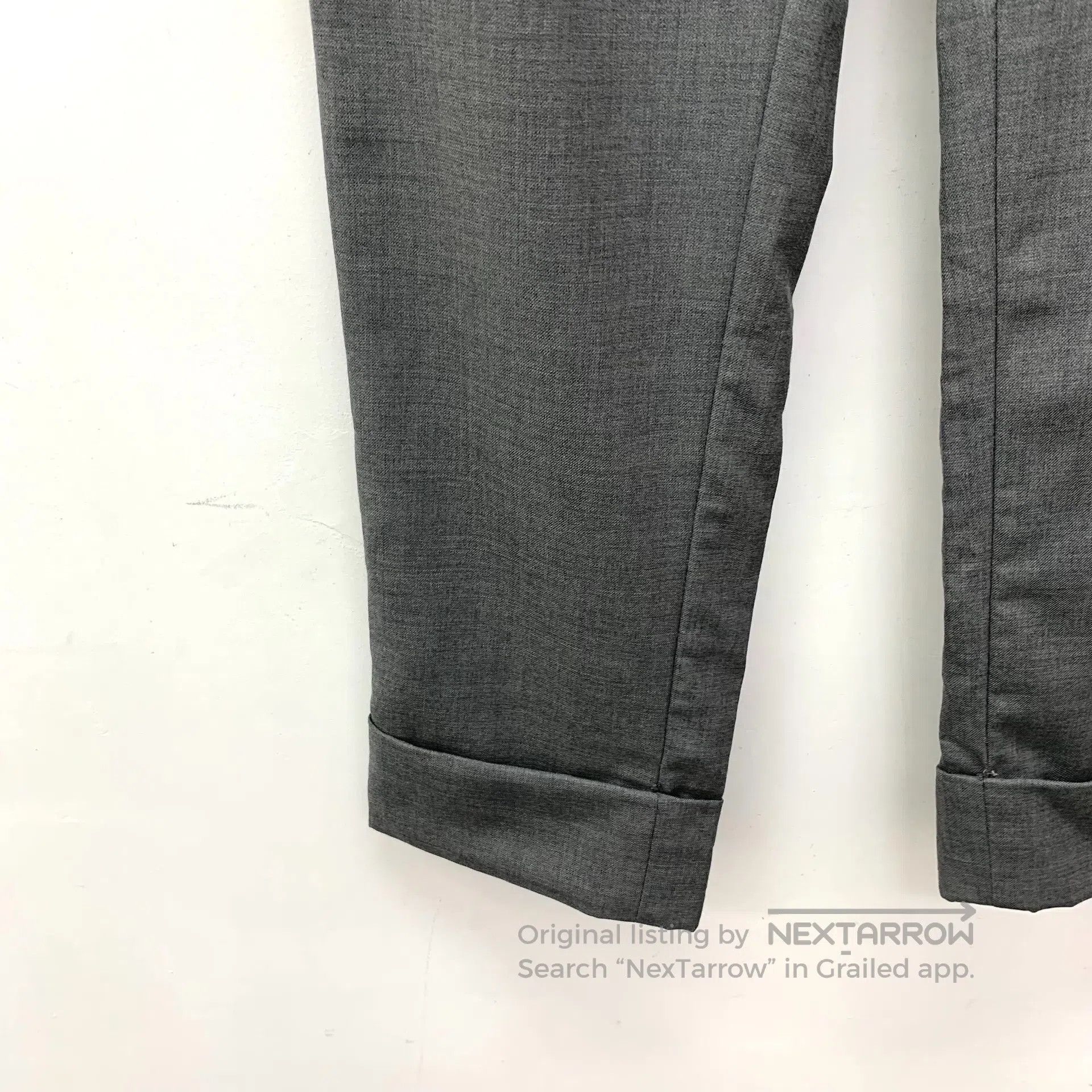 Thom Browne Thom Browne Gray Wool Casual Suit Pants| Size US 38 / EU 54 - 5 Thumbnail
