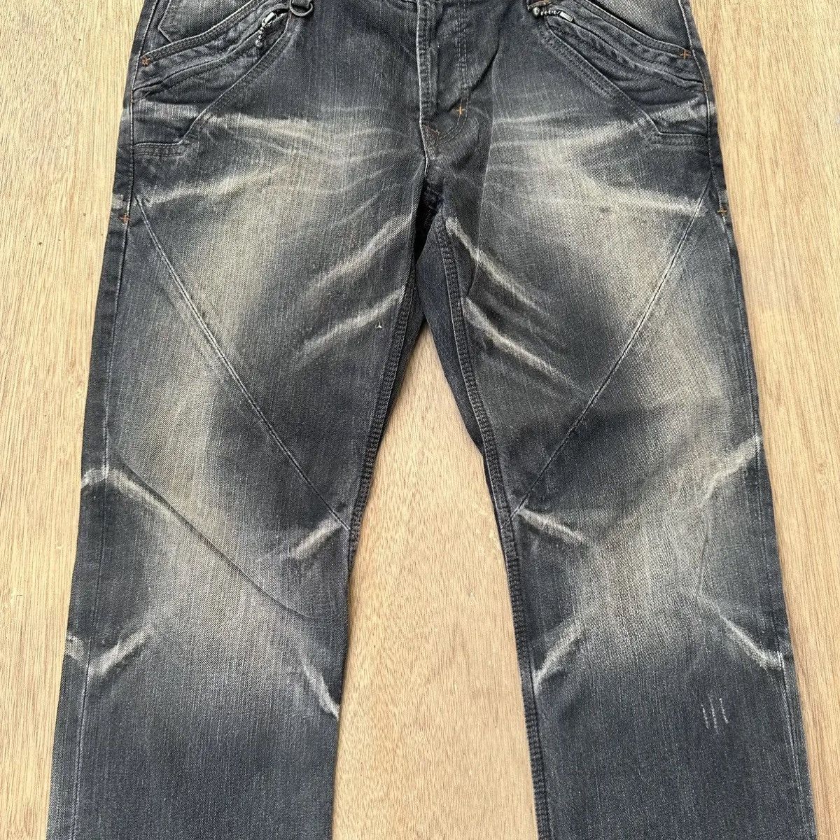 Hysteric Glamour FLARE/BOOTCUT🔥 NICOLE CLUB FOR MEN JAPAN DENIM PANTS W34L31 Size US 34 / EU 50 - 2 Thumbnail