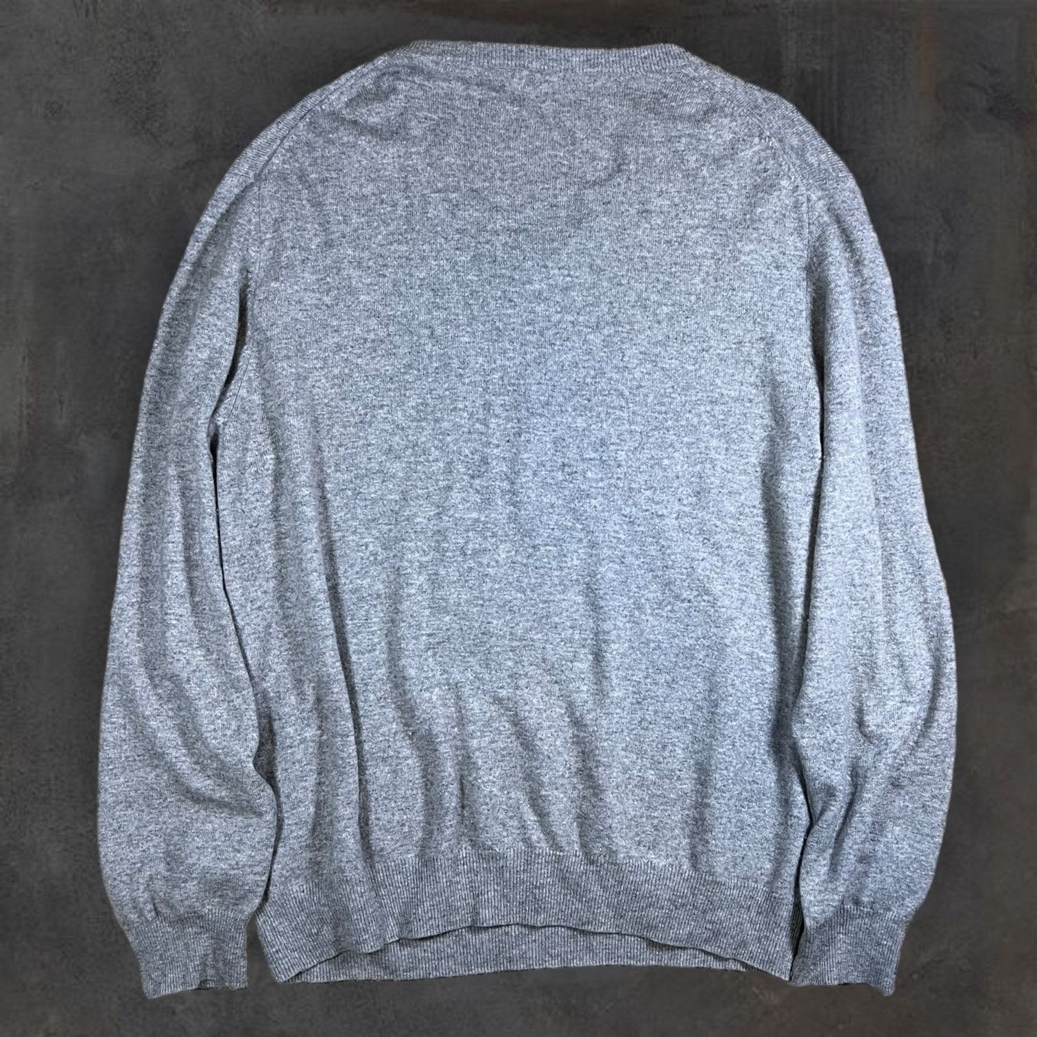 Other G.N.O. Design Men's XL Gray V Neck Sweater 100% Cashmere Size US XL / EU 56 / 4 - 2 Thumbnail