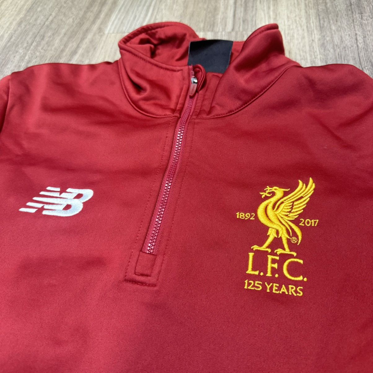 New Balance Liverpool 17/18 training 1/4 zip sweater Size US S / EU 44-46 / 1 - 3 Thumbnail