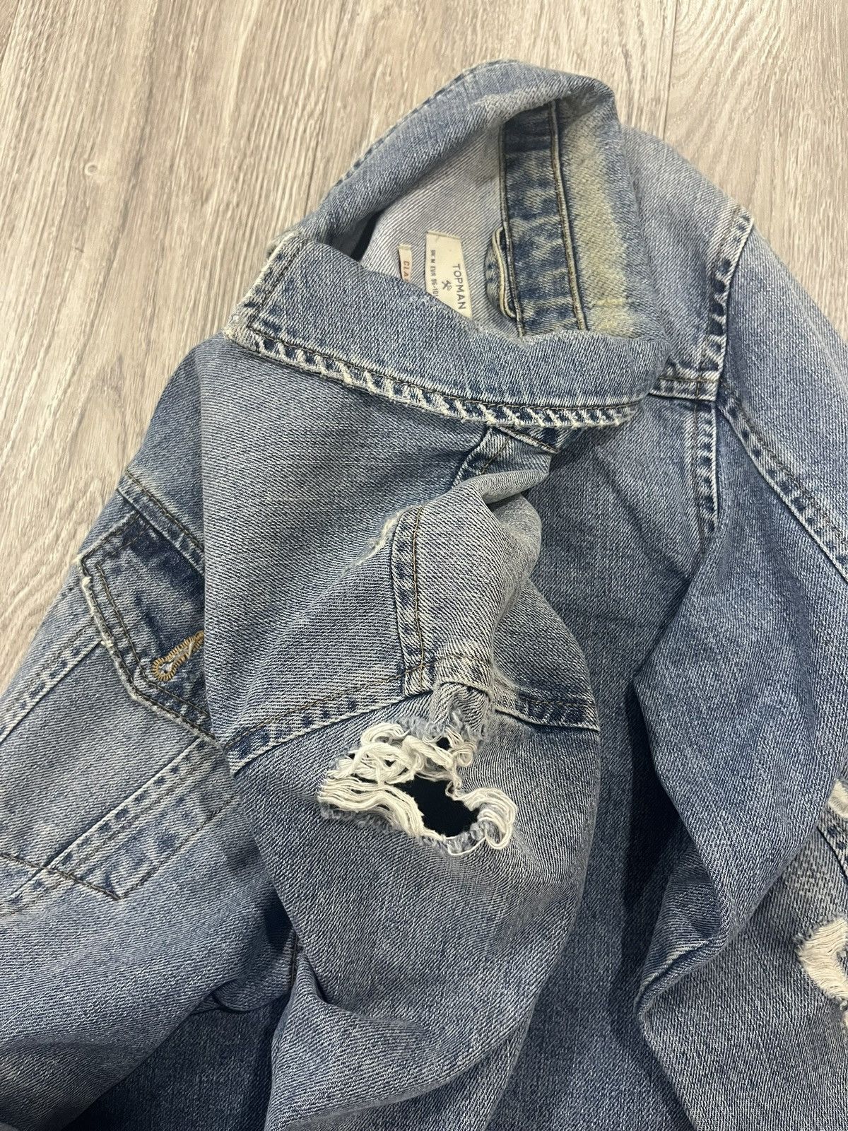 Topman TOPMAN men’s denim jacket Size US M / EU 48-50 / 2 - 8 Thumbnail