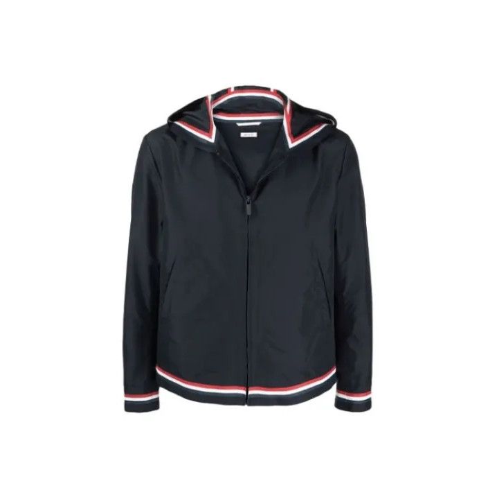Thom Browne Thom Browne Hooded Striped Jacket for Men Size US M / EU 48-50 / 2 - 1 Thumbnail
