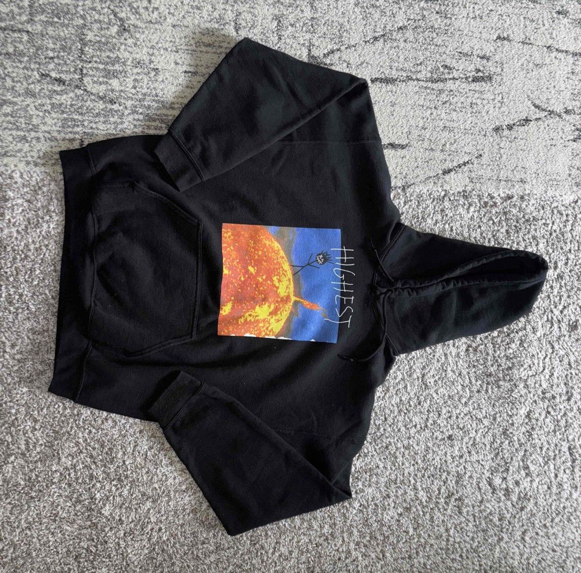 パーカー・フーディ Travis Scott Highest In The Room Sun Hoodie Travis Scott Highest In The Room Sun Hoodie Black Men's