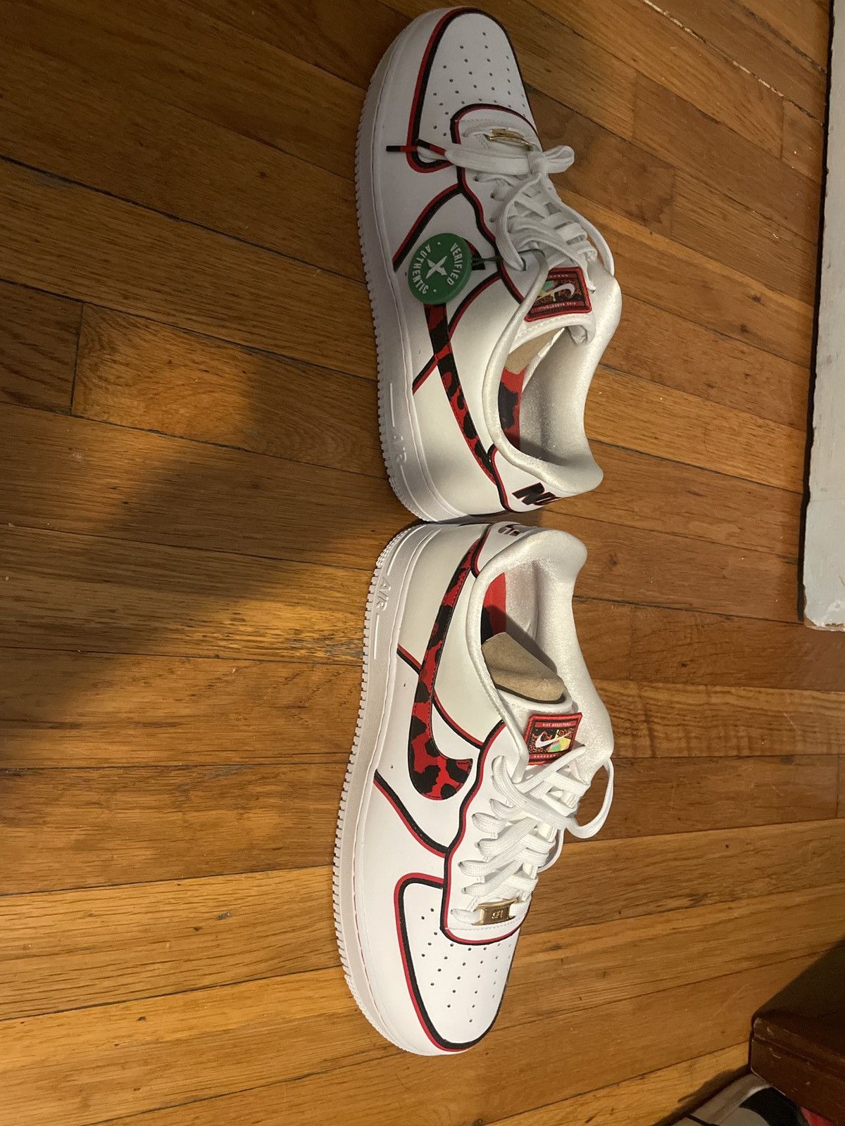 Nike Dennis Rodman Red and Black Camo White Air Forces Grailed