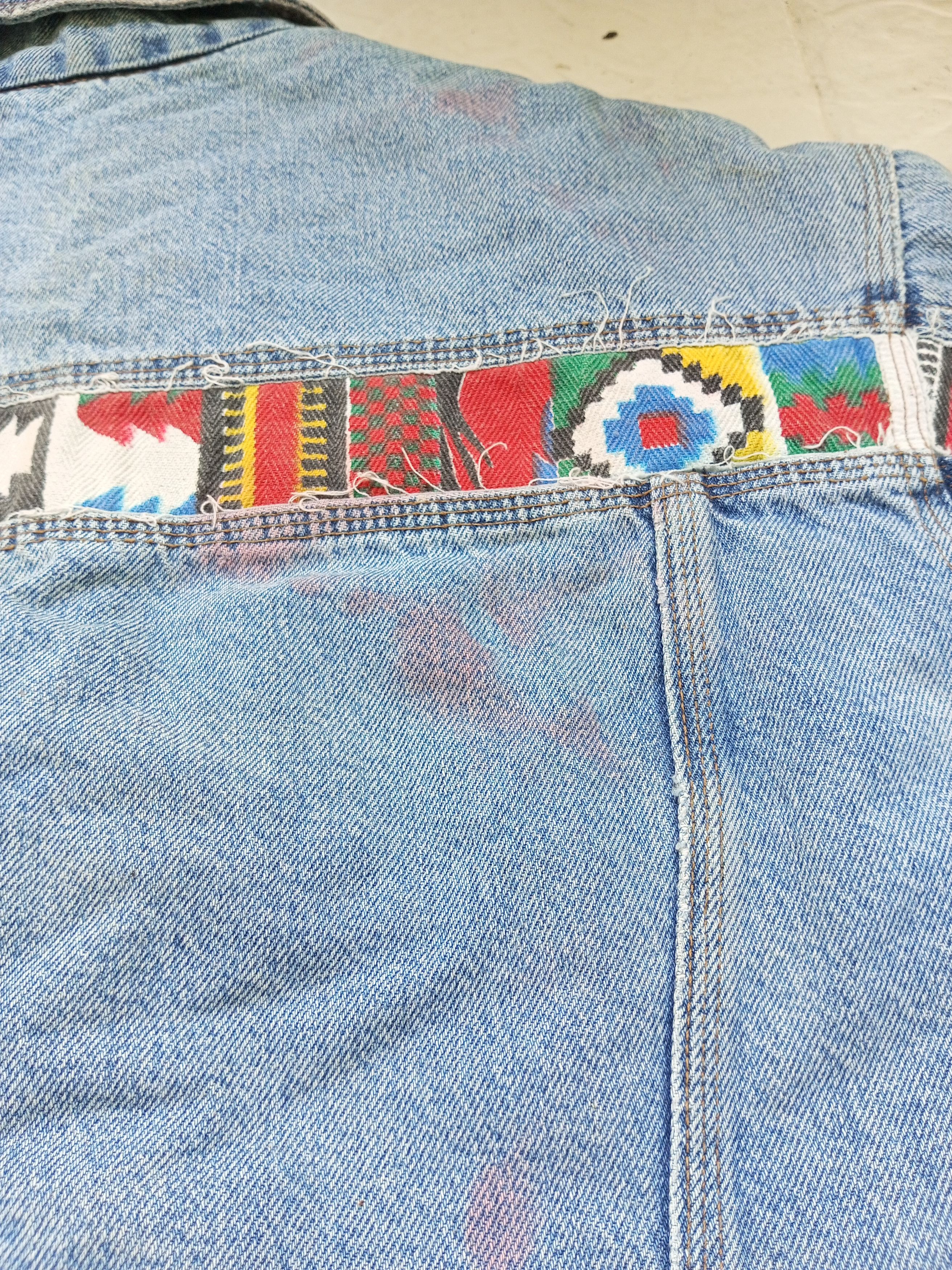 Energie Vintage Energie denim jacket patchwork Aztec Patern Size US M / EU 48-50 / 2 - 5 Thumbnail