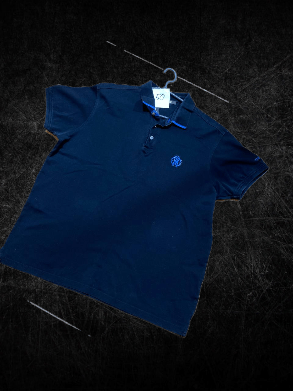 Roberto Cavalli ROBERTO CAVALLI Classic Logo Cotton Short Sleeve Polo Shirt Size US XXL / EU 58 / 5 - 1 Thumbnail