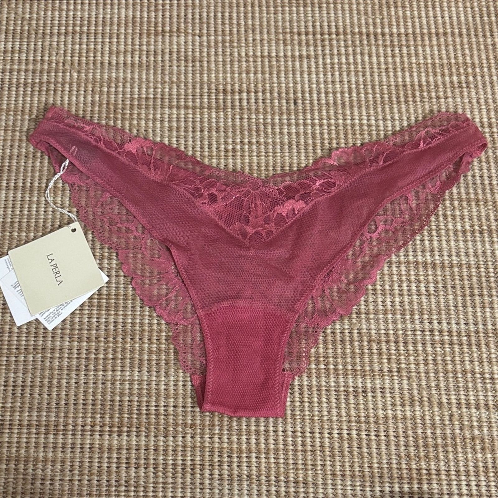 La Perla NWT La Perla Rose Lace Trim Panties Women's Size M Size ONE SIZE - 1 Thumbnail