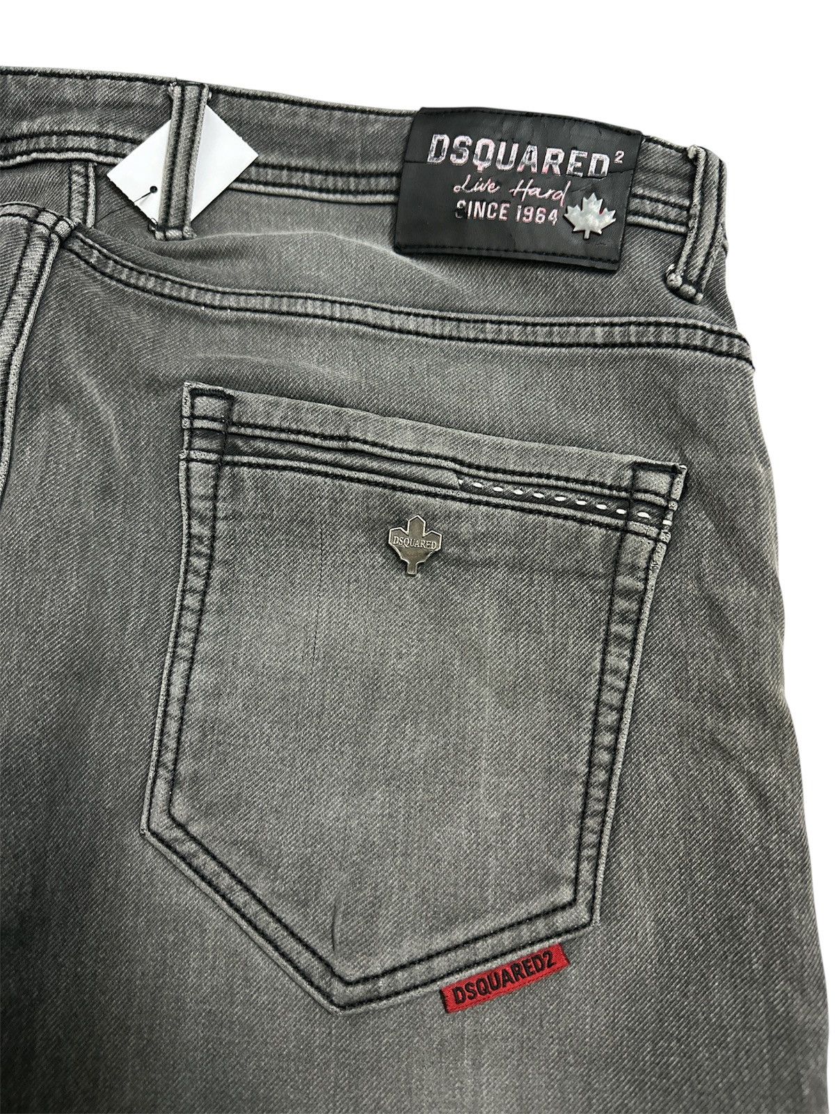 GOA Dsquared2 Washed Grey Jeans Amiri Junya Watanabe Style Jeans Size US 36 / EU 52 - 7 Thumbnail