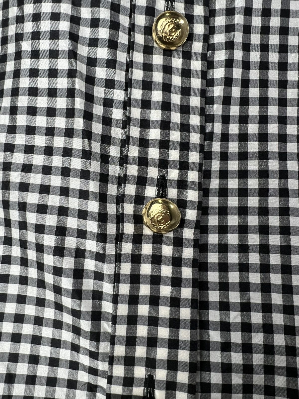 Valentino Vintage y2k 90s luxury Valentino silk striped shirt Size S / US 4 / IT 40 - 3 Thumbnail