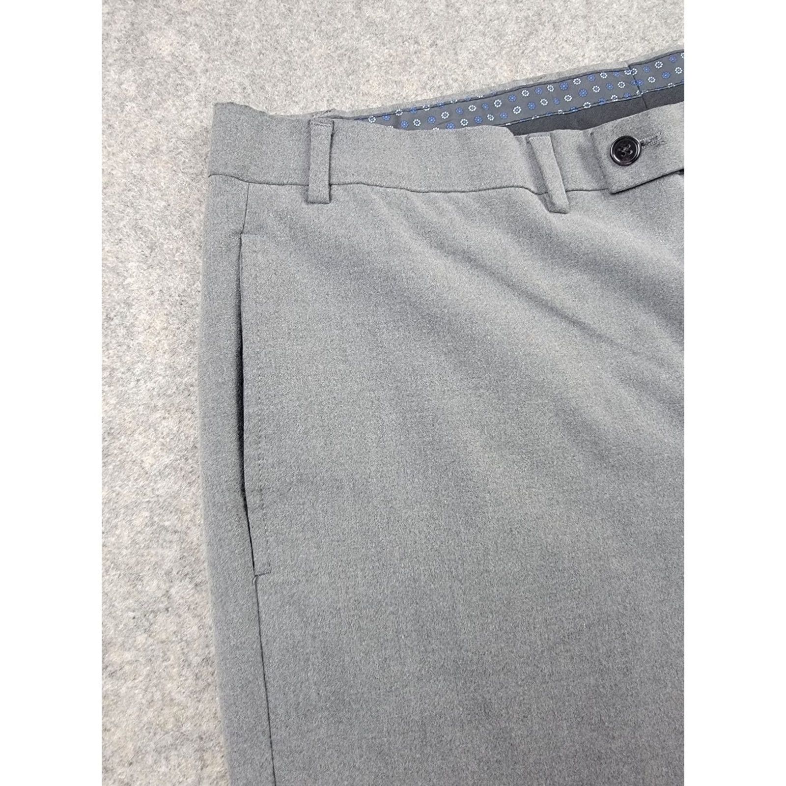 Ralph Lauren Lauren Ralph Lauren Dress Pants Mens 40x28 Gray Flat Front Straight Leg Dress Pants Mens Gray 40x28 City Preppy Wedding Mens Size US 40 / EU 56 - 7 Thumbnail