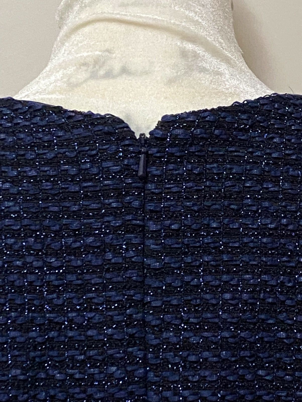 Oscar De La Renta OSCAR DE LA RENTA Lurex Check Tweed Pencil Dress size 14 Size XL / US 12-14 / IT 48-50 - 11 Thumbnail