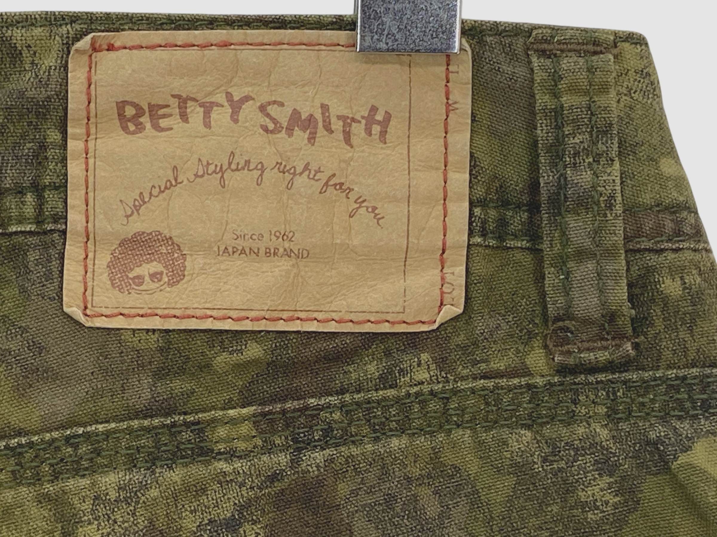 Japanese Brand Betty Smith Skinny Camo Pants Buckle Back Pants Size 25" / US 0 / IT 36 - 10 Thumbnail