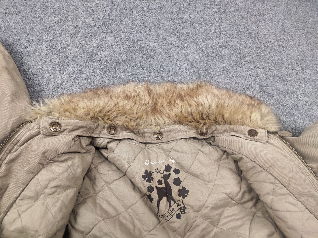 If Six Was Nine Vintage Y2K LGB if six was nine style Cargo pocke Fur Jacket Size M / US 6-8 / IT 42-44 - 17 Thumbnail