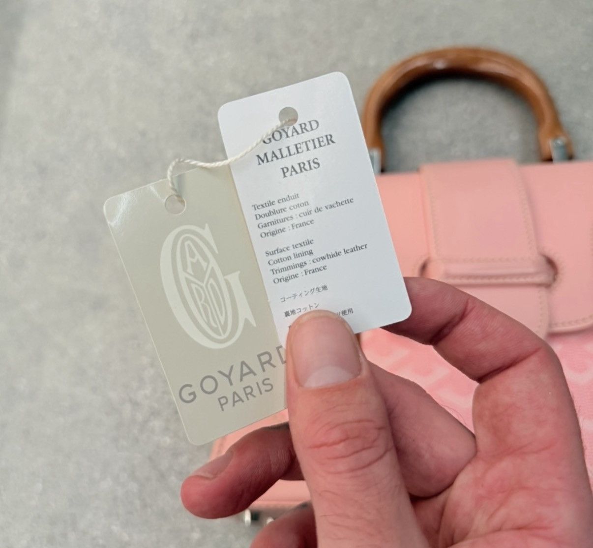 Goyard Goyard Pink Purse RARE 2008 PM Saigon Sakura Pearl Japan Size ONE SIZE - 23 Thumbnail