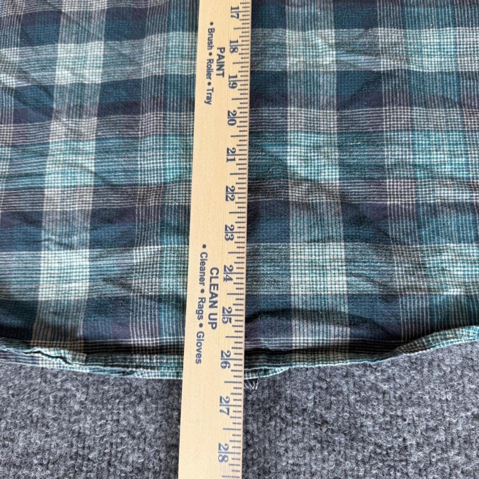 Vans Vans Mens Small Green Plaid Flannel Snap Front Shirt LS Size US S / EU 44-46 / 1 - 6 Thumbnail
