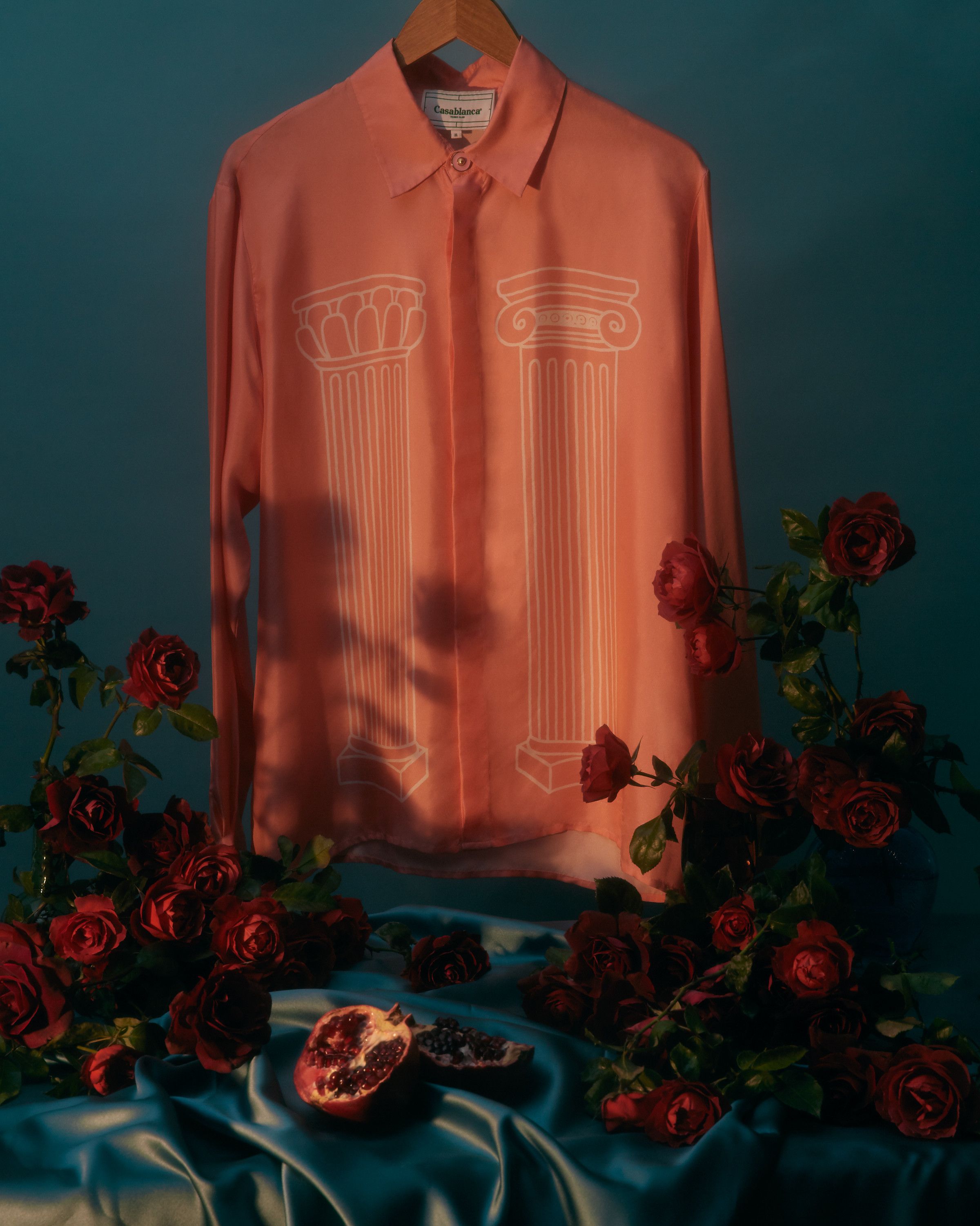Casablanca Debut Runway (2019 Archive) Sid Silk Shirt Size US L / EU 52-54 / 3 - 6 Thumbnail