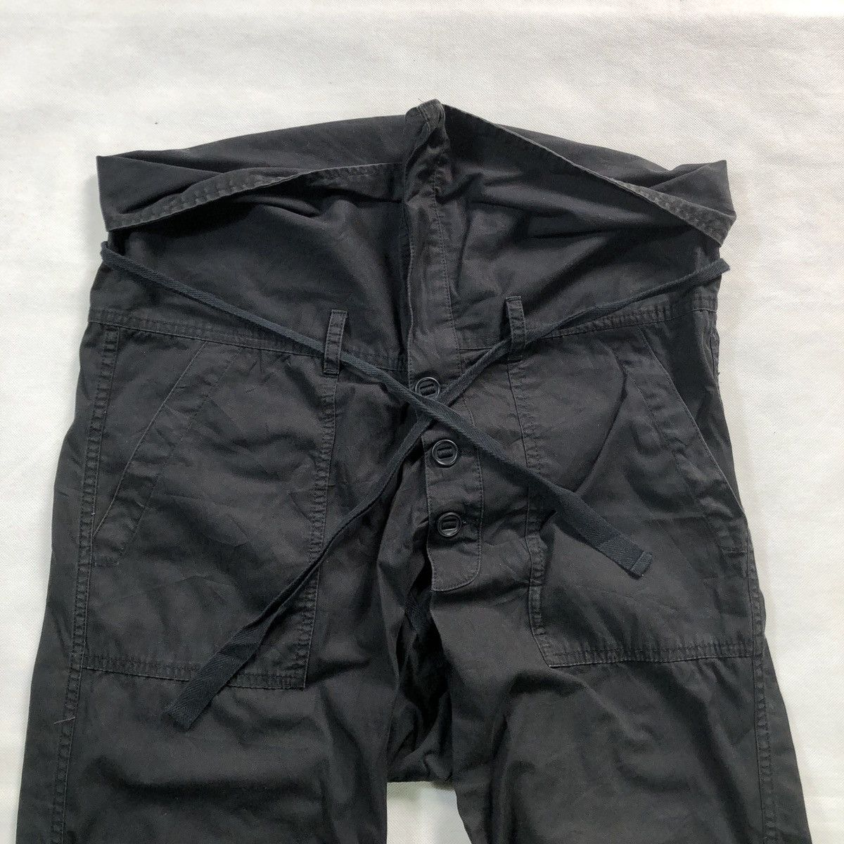 Beams Plus × Japanese Brand Rare! Beams Hakama Trousers Fatigue Drawstring Pant Size US 34 / EU 50 - 3 Thumbnail