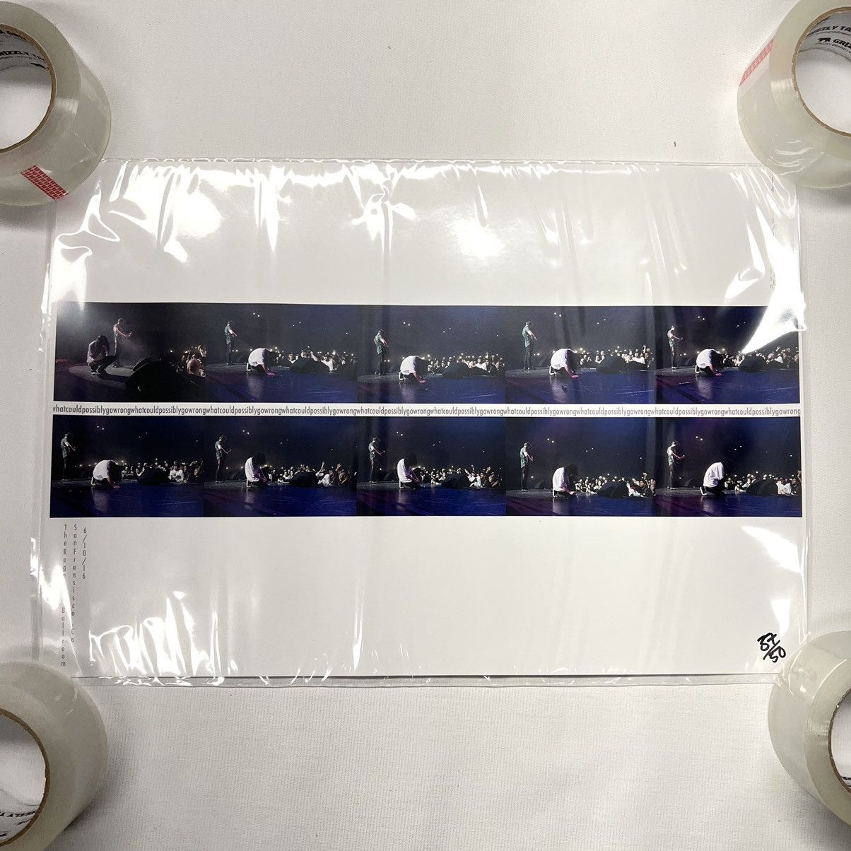 New Team Sesh Bones Print Poster BGI Music Numbered 37/50