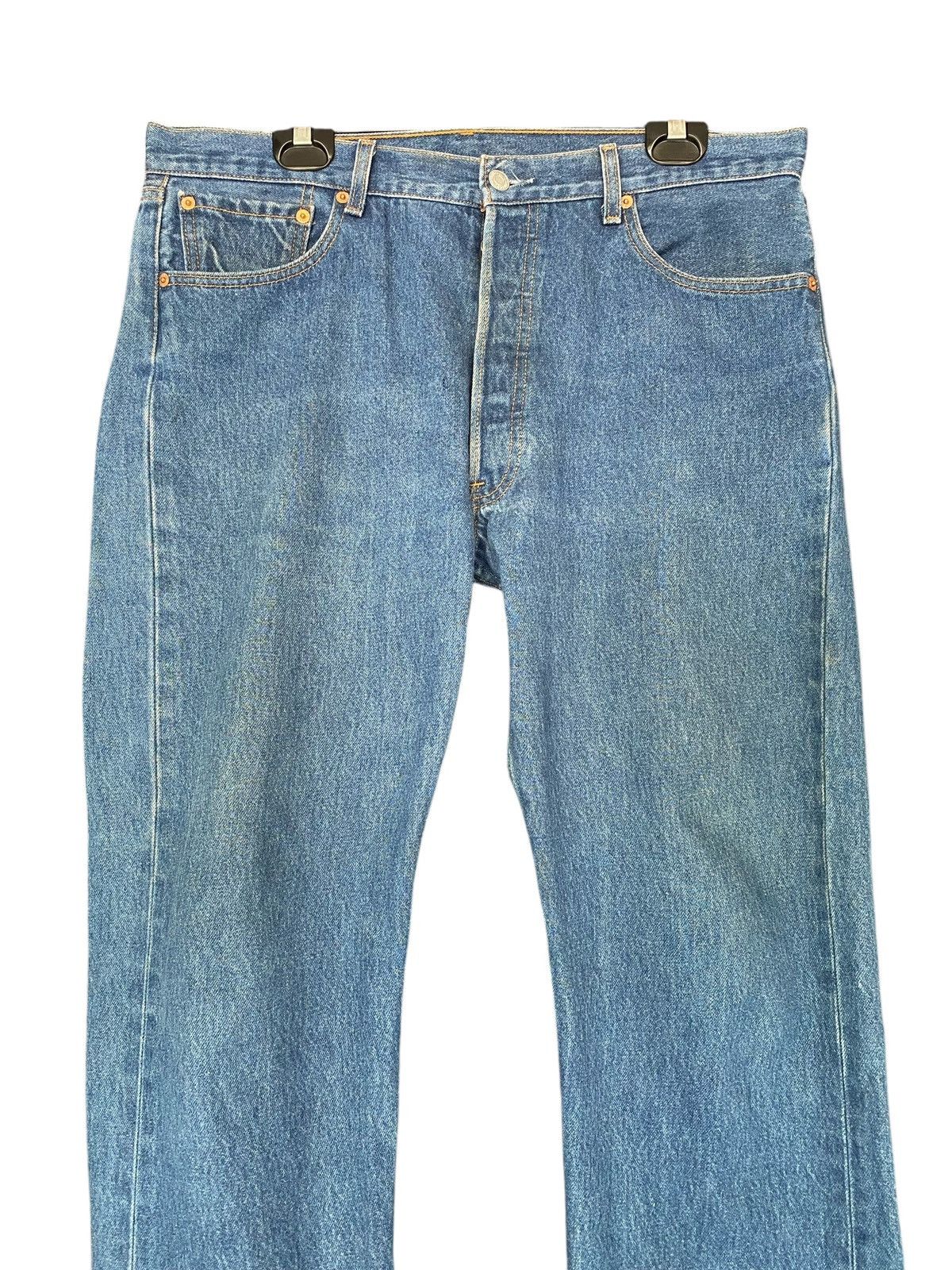 Levi's Vintage LEVI’S 501xx Mexico Heather Blue Jeans Size US 36 / EU 52 - 2 Thumbnail