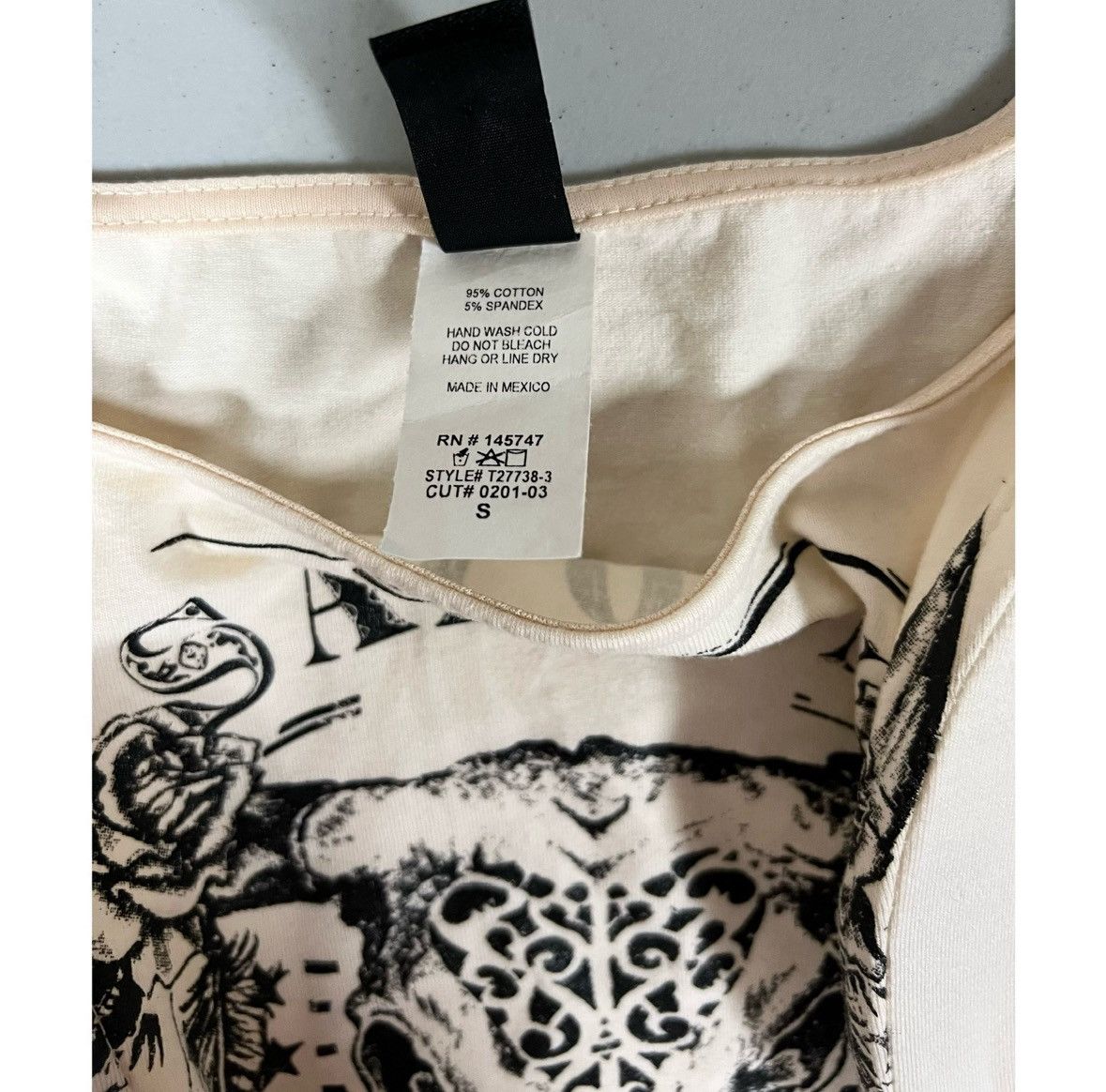 Windsor Smith Windsor ‘Saloon Rules’ Western Skull Crop Top Shirt Size S 🖤 Size S / US 4 / IT 40 - 6 Thumbnail