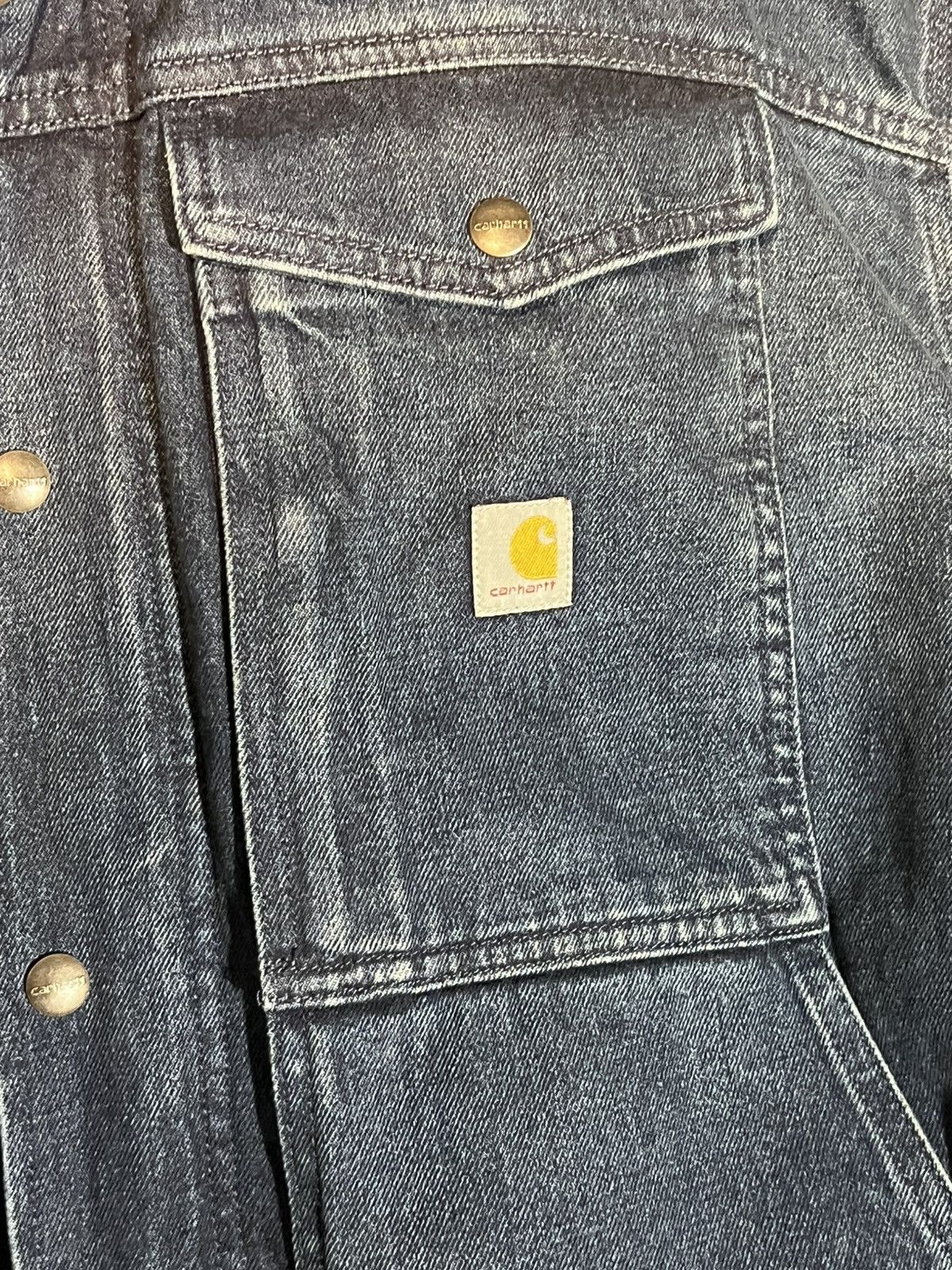 Carhartt Carhartt Sherpa Lined Denim Jacket Size US XXL / EU 58 / 5 - 3 Thumbnail