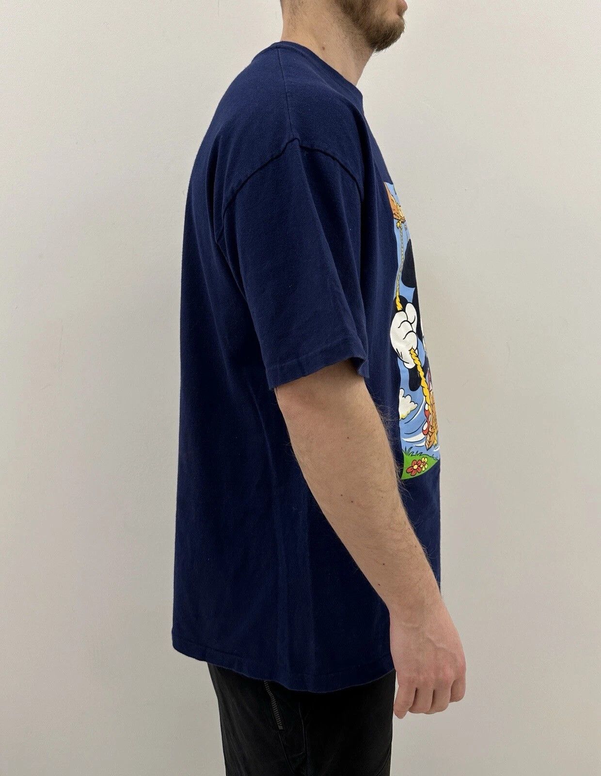 Hanes Vintage Hanes 1990s Shirt Mickey Mouse Disney Single Stitch Size US XL / EU 56 / 4 - 8 Thumbnail