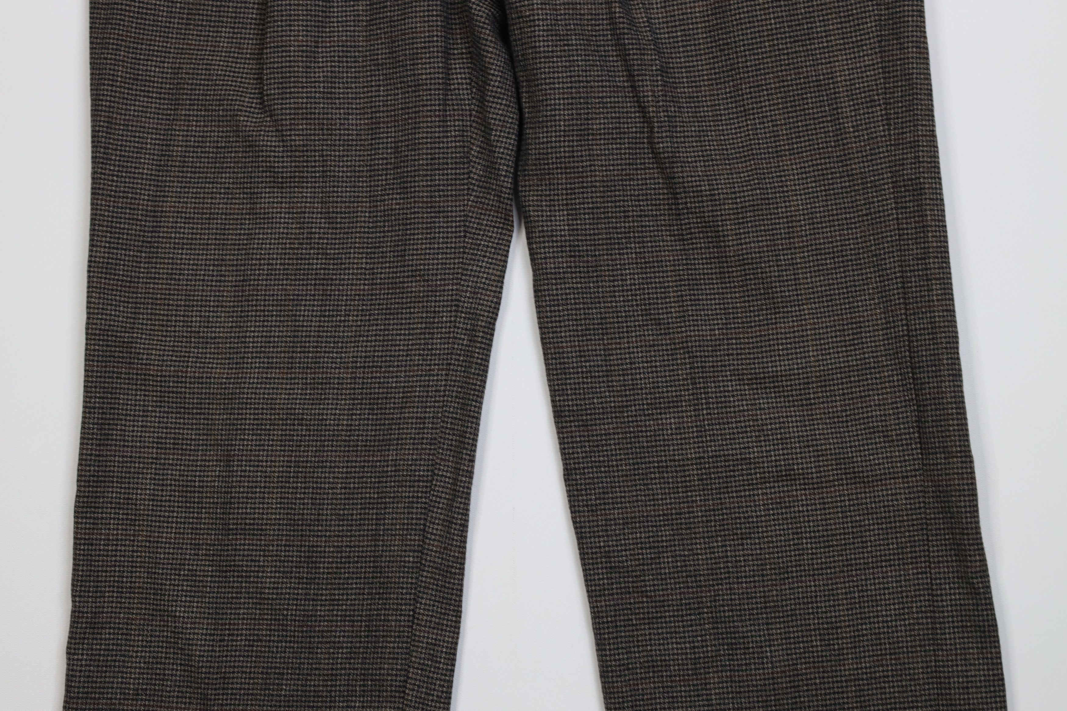 Vintage Vintage 70s Streetwear Wide Leg Chino Pants Houndstooth USA Size US 34 / EU 50 - 3 Thumbnail