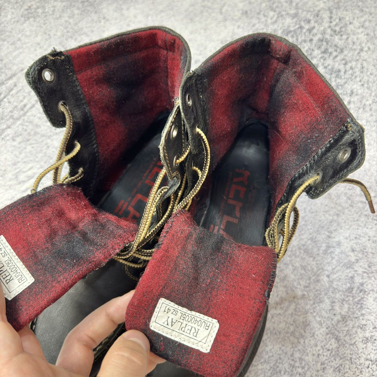 Replay × Vintage Replay Moc Toe Mens Boots Size US 8 / EU 41 - 16 Thumbnail