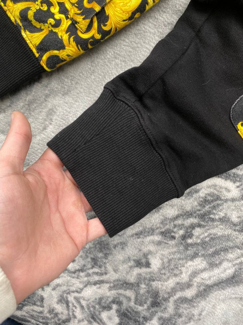 Versace Versace Jeans Couture Baroque Print Full Zip Sweatshirt Size US M / EU 48-50 / 2 - 2 Thumbnail