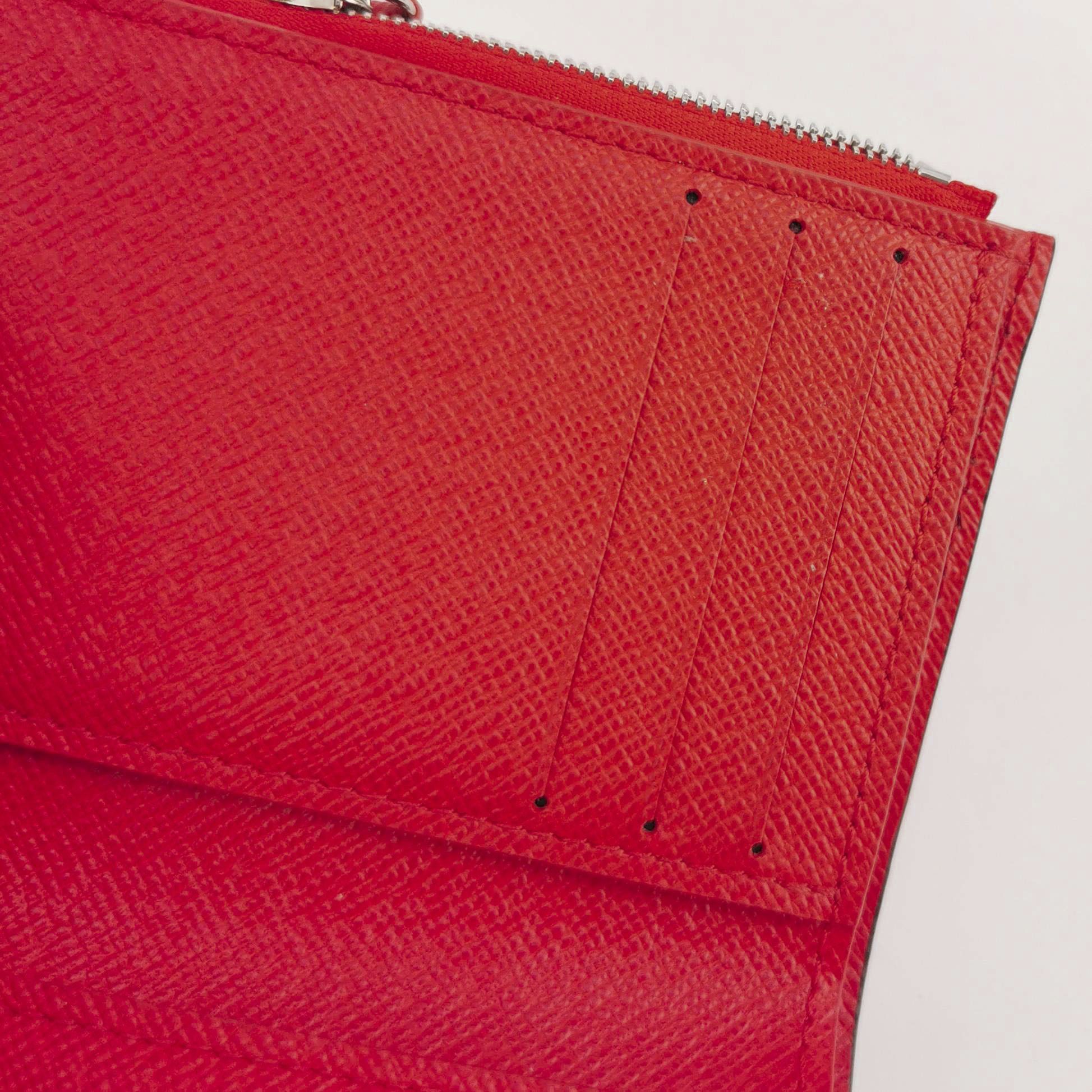 Louis Vuitton Louis Vuitton (LV) Cowhide Solid Color Water Ripple Wallet Size ONE SIZE - 4 Thumbnail