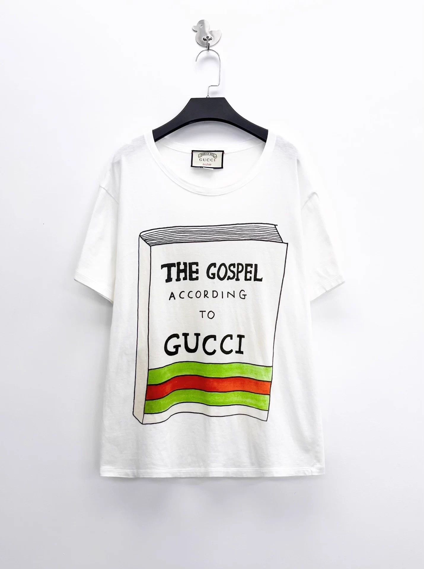 Gucci Gucci white GG stripe short sleeve tee M unisex Size M / US 6-8 / IT 42-44 - 1 Thumbnail