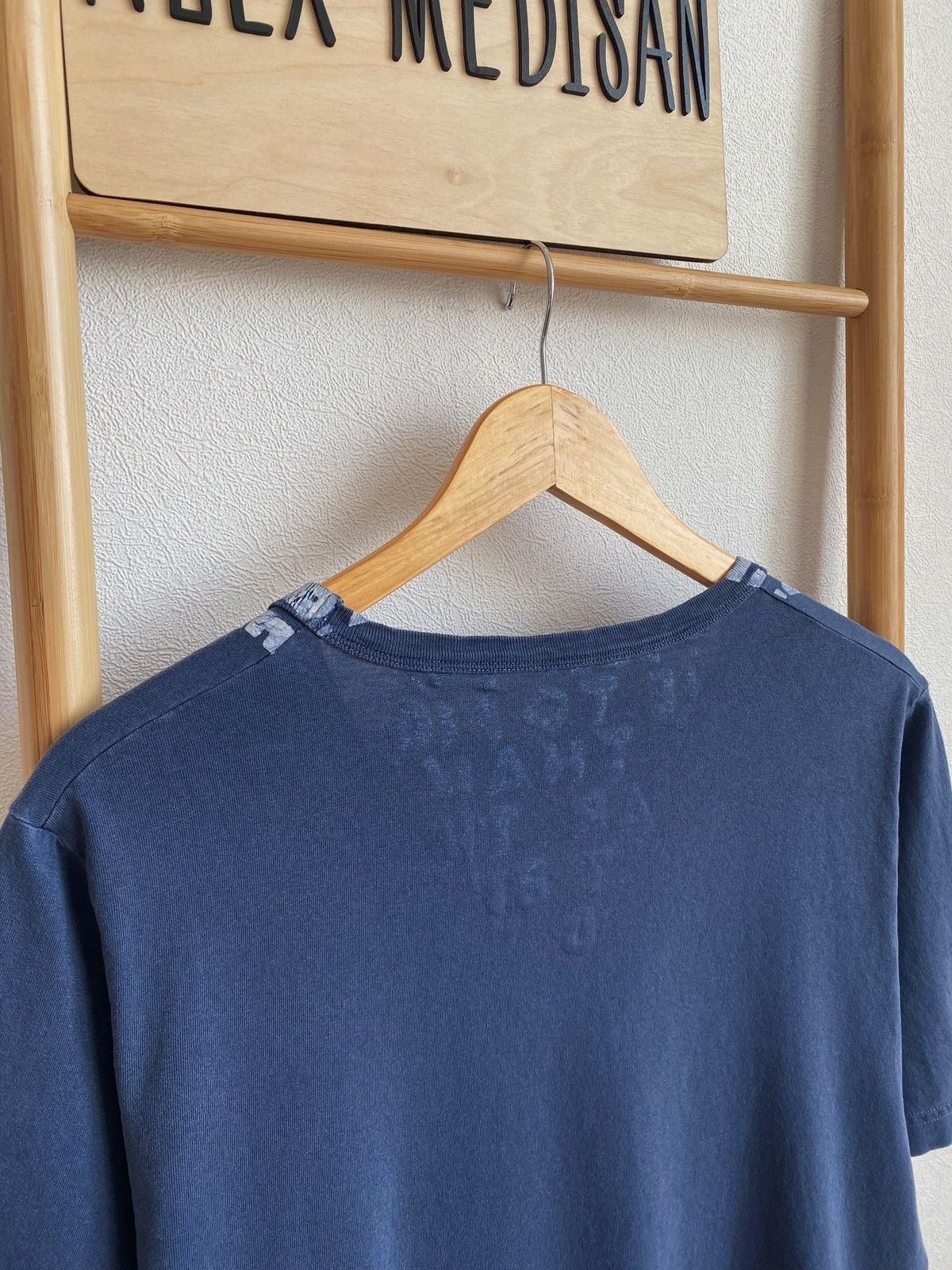Maison Margiela MAISON MARTIN MARGIELA AIDS garment dyed v- neck t-shirt Size US M / EU 48-50 / 2 - 9 Thumbnail