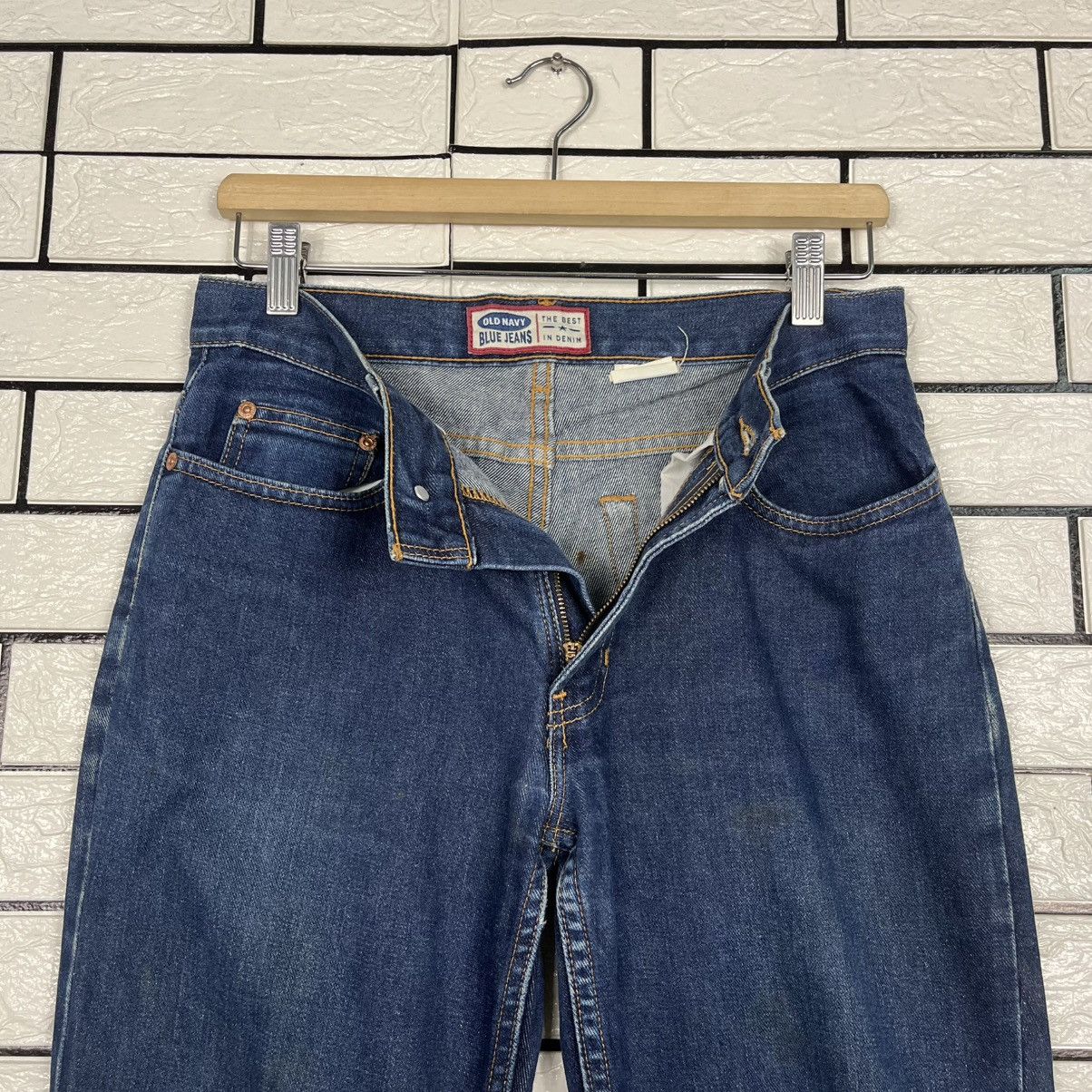 Old Navy Vintage Old Navy Flare Blue Denim Jeans W28 Size US 28 / EU 44 - 16 Thumbnail