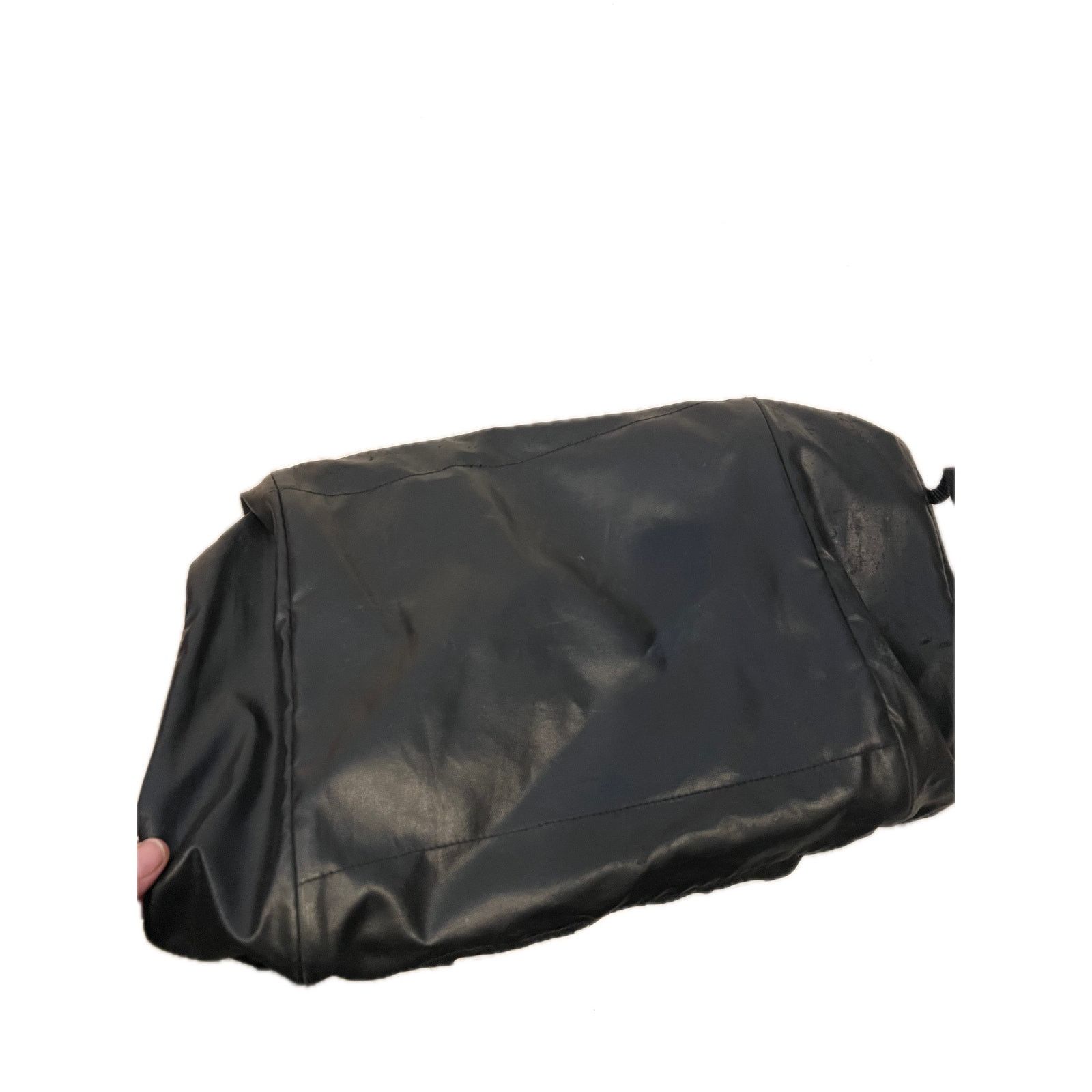 Adidas Adidas Faux Leather Medium 18"x12"x10" Black Duffel Gym Bag Size ONE SIZE - 4 Thumbnail