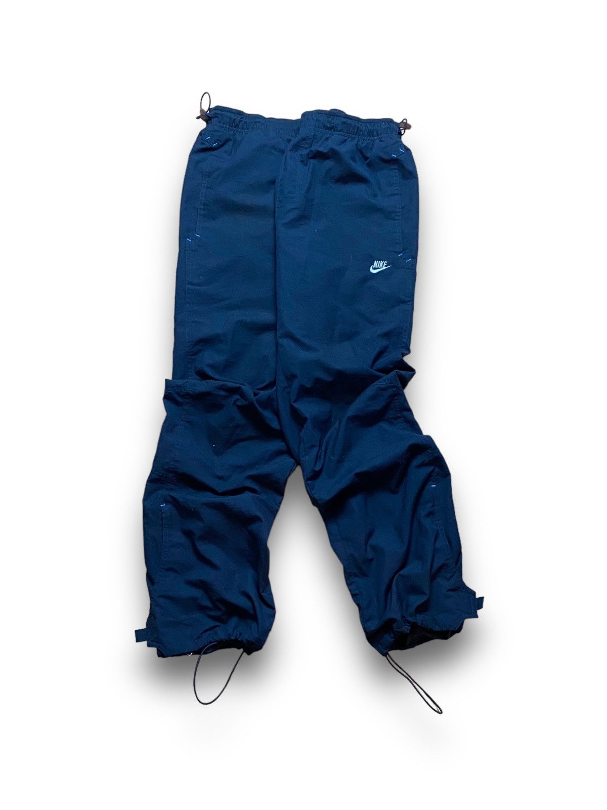 Nike Nike Vintage Zipped Drill Nylon Track Streetwear Pants Size US 32 / EU 48 - 1 Thumbnail