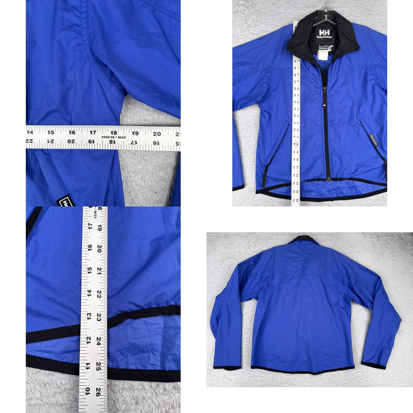 Helly Hansen Helly Hansen Jacket Womens Extra Small Blue Windbreaker Mock Neck Teijen Silmond Size L / US 10 / IT 46 - 8 Thumbnail