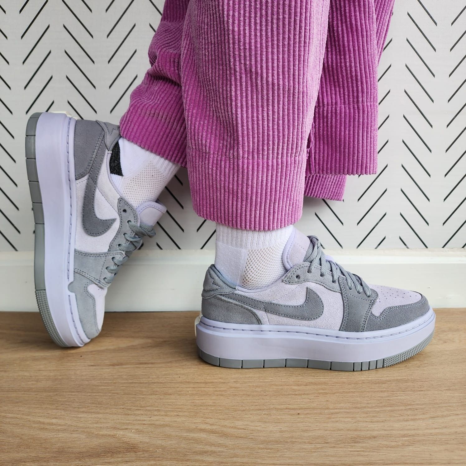 Other ❤️Jordan 1 Elevate Stealth Platform Women Shoes 9.5 lavender Size US 9.5 / IT 39.5 - 1 Thumbnail