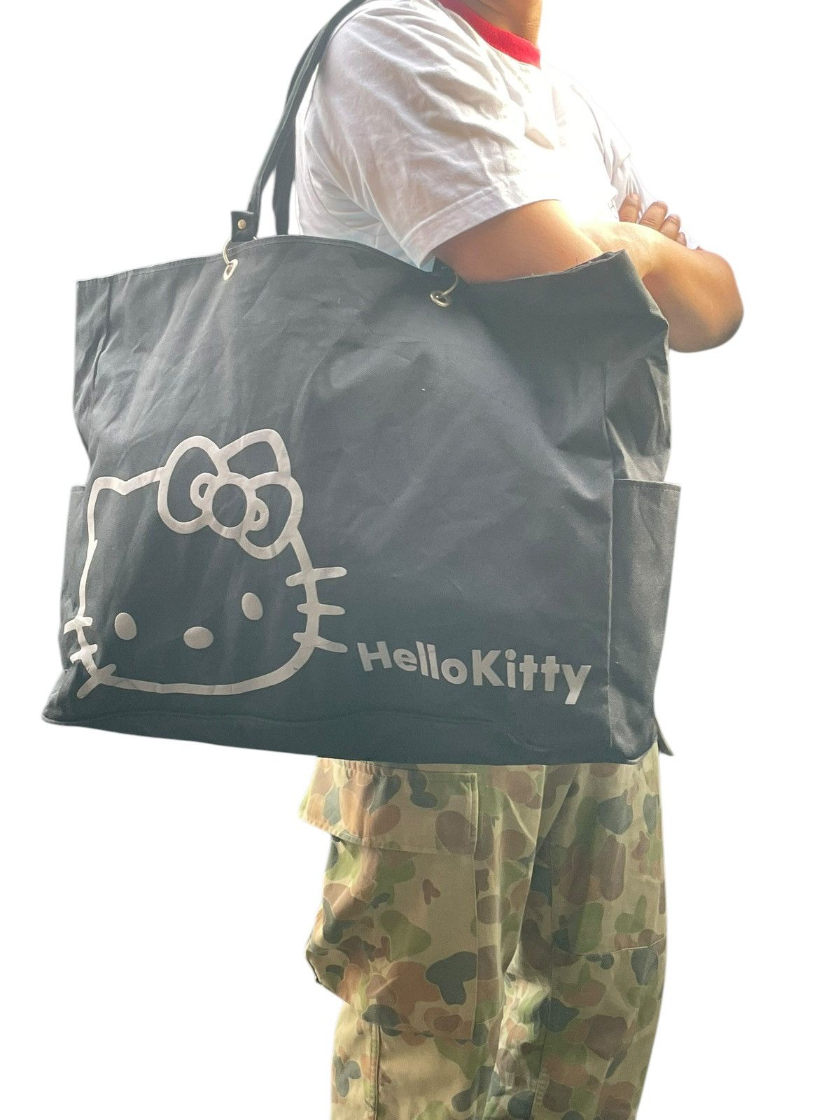 Japanese Brand × Vintage Vintage 2003 Hello Kitty Oversize Tote Bag Size ONE SIZE - 11 Thumbnail