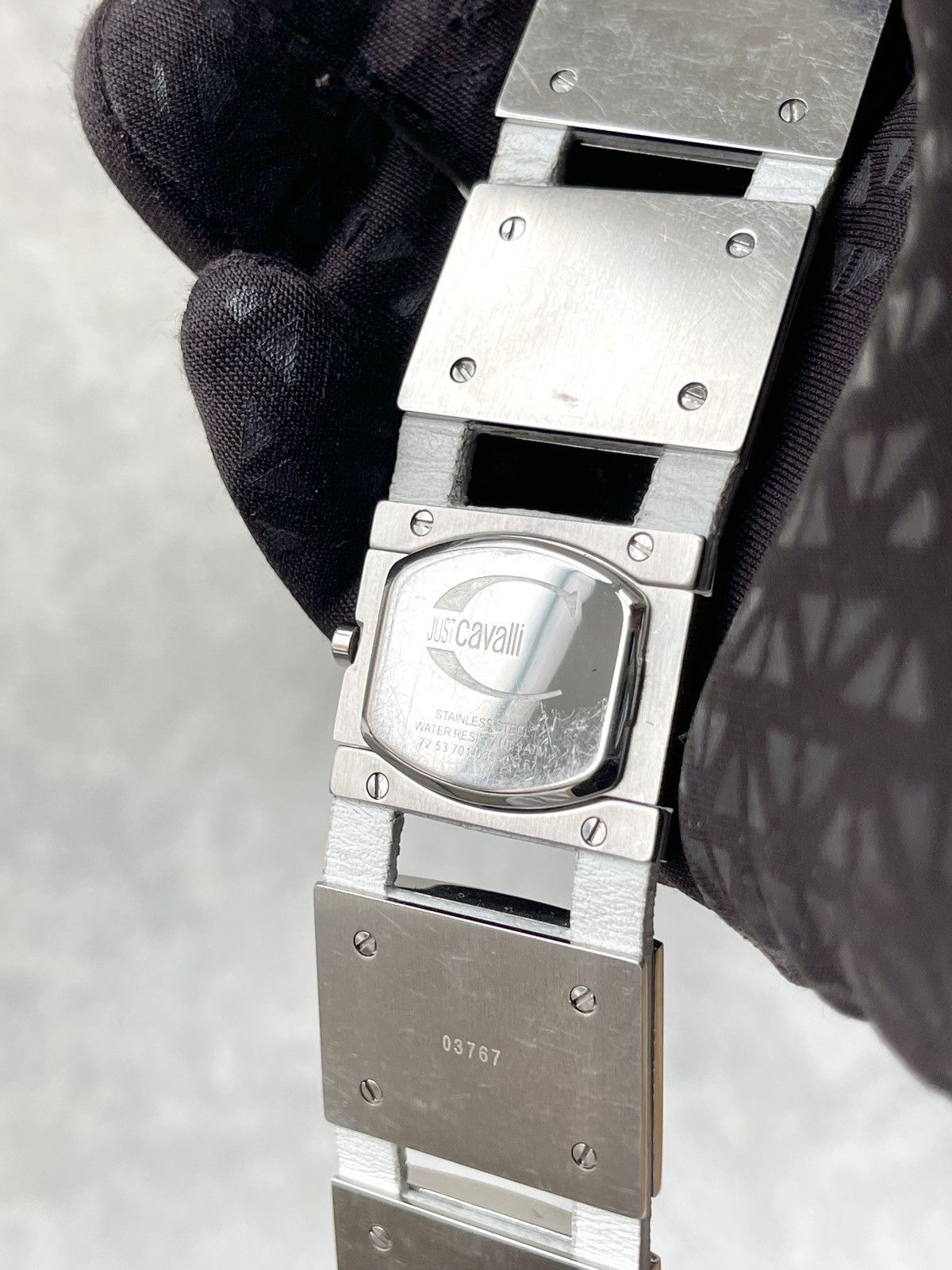 Just Cavalli Archive Just Cavalli Y2K Mirror Logo Bracelet Watch Silver Size ONE SIZE - 11 Thumbnail