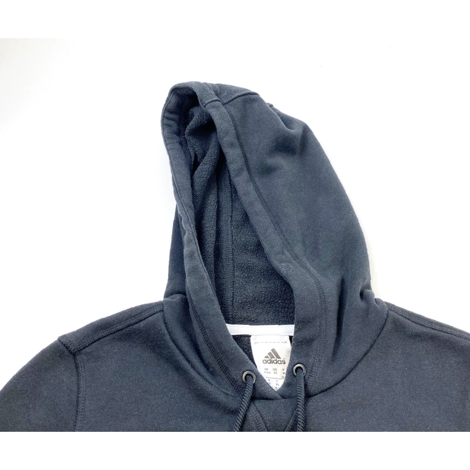 Adidas Adidas Hoodie Sweatshirt Women’s XS Black Pullover Long Sleeve Athleisure Trefoil Regular Size Type Hoodie Womens Size XS / US 0-2 / IT 36-38 - 3 Thumbnail