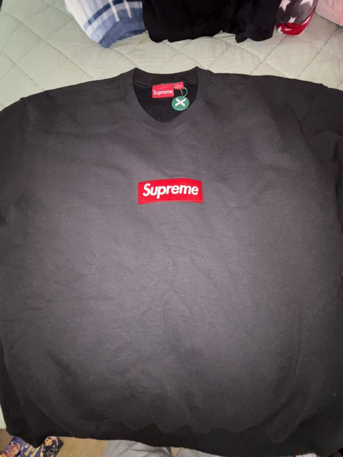 Supreme Supreme Box Logo Crewneck (FW22) Size US XXL / EU 58 / 5 - 3 Thumbnail