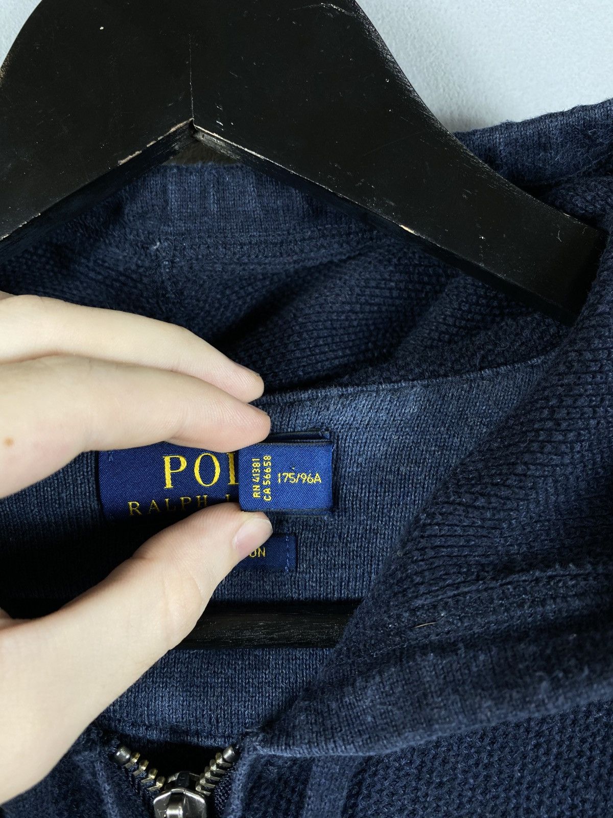 Polo Ralph Lauren × Ralph Lauren × Vintage Interesting Polo Ralph Lauren Zip Hoodie Y2K chief keef Size US M / EU 48-50 / 2 - 8 Thumbnail