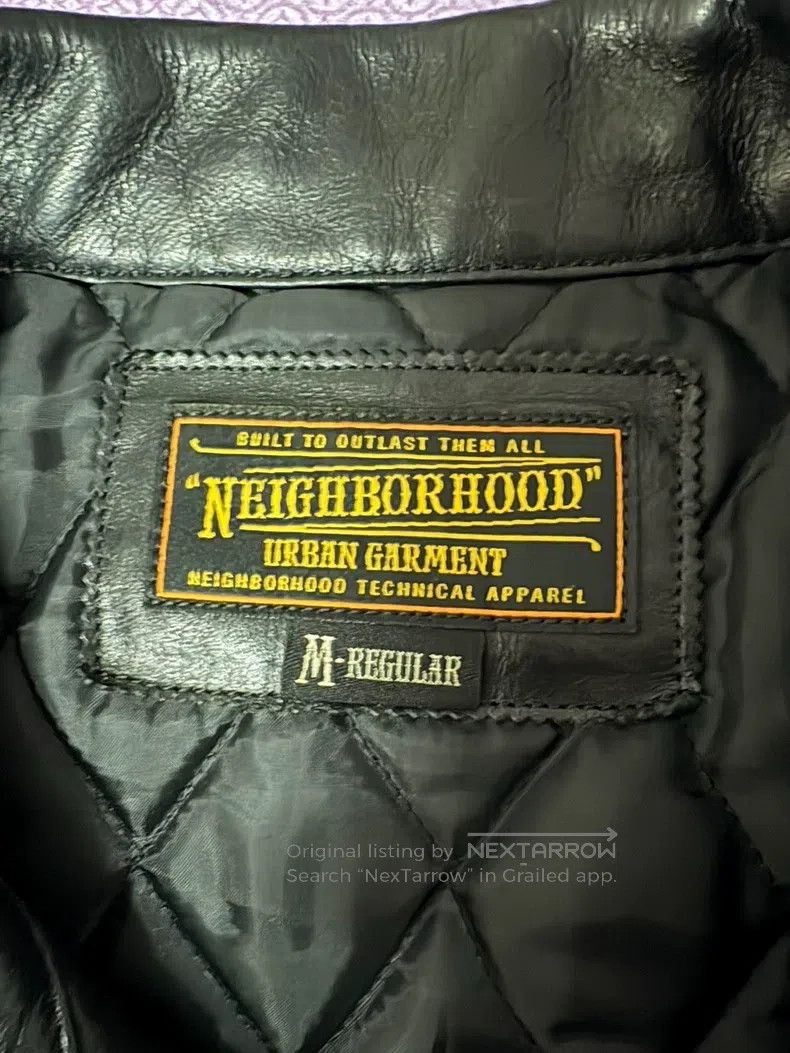 Neighborhood Neighborhood Japanese Leather Jacket Size US M / EU 48-50 / 2 - 3 Thumbnail