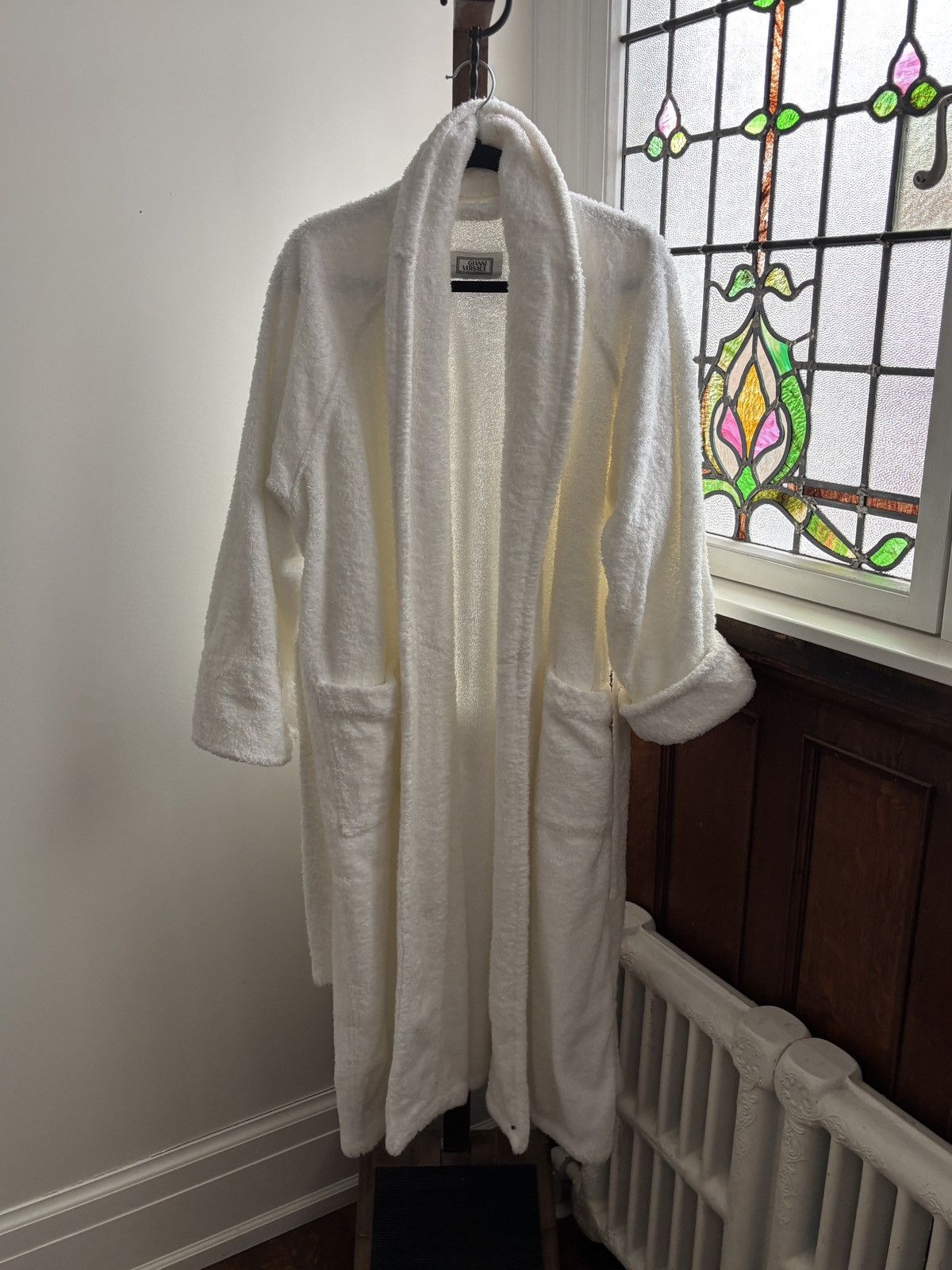 Vintage Vintage Bath Robe 1990s Gianni Versace Robe Belted Terry Size US L / EU 52-54 / 3 - 2 Thumbnail