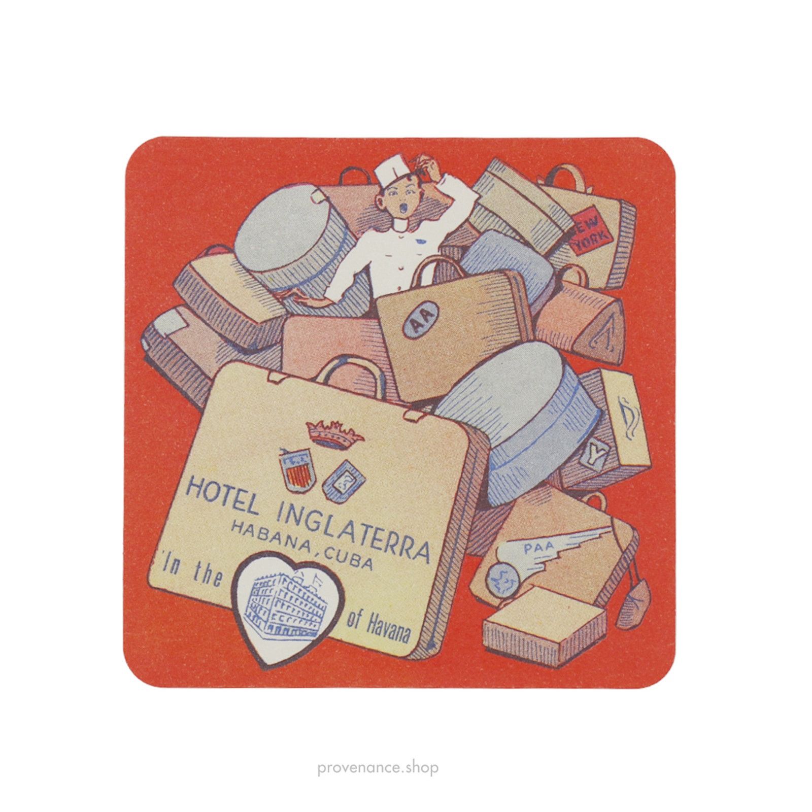 Louis Vuitton 🔴 Hotel Label Sticker Postcard - Hotel Inglaterra Size ONE SIZE - 1 Thumbnail
