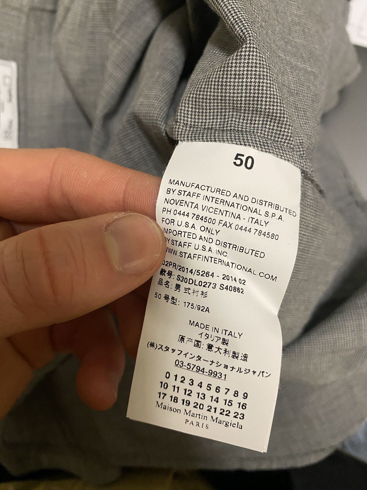 Maison Margiela AW2014 Hidden Button Down Shirt Size US M / EU 48-50 / 2 - 10 Thumbnail