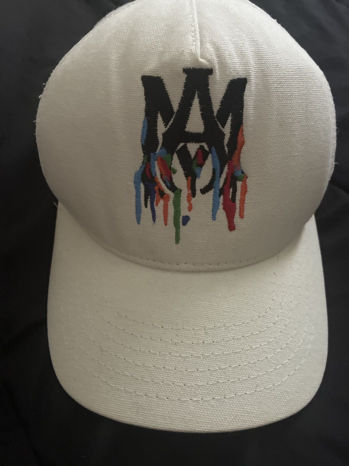 Amiri Amiri Embroidered Paint Drip Logo Hat Size ONE SIZE - 4 Thumbnail