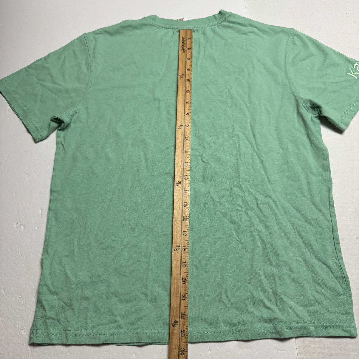 Kappa Kappa TAYLORYX Maglietta T-Shirt In Green. Embroidered logo. Size US M / EU 48-50 / 2 - 11 Thumbnail
