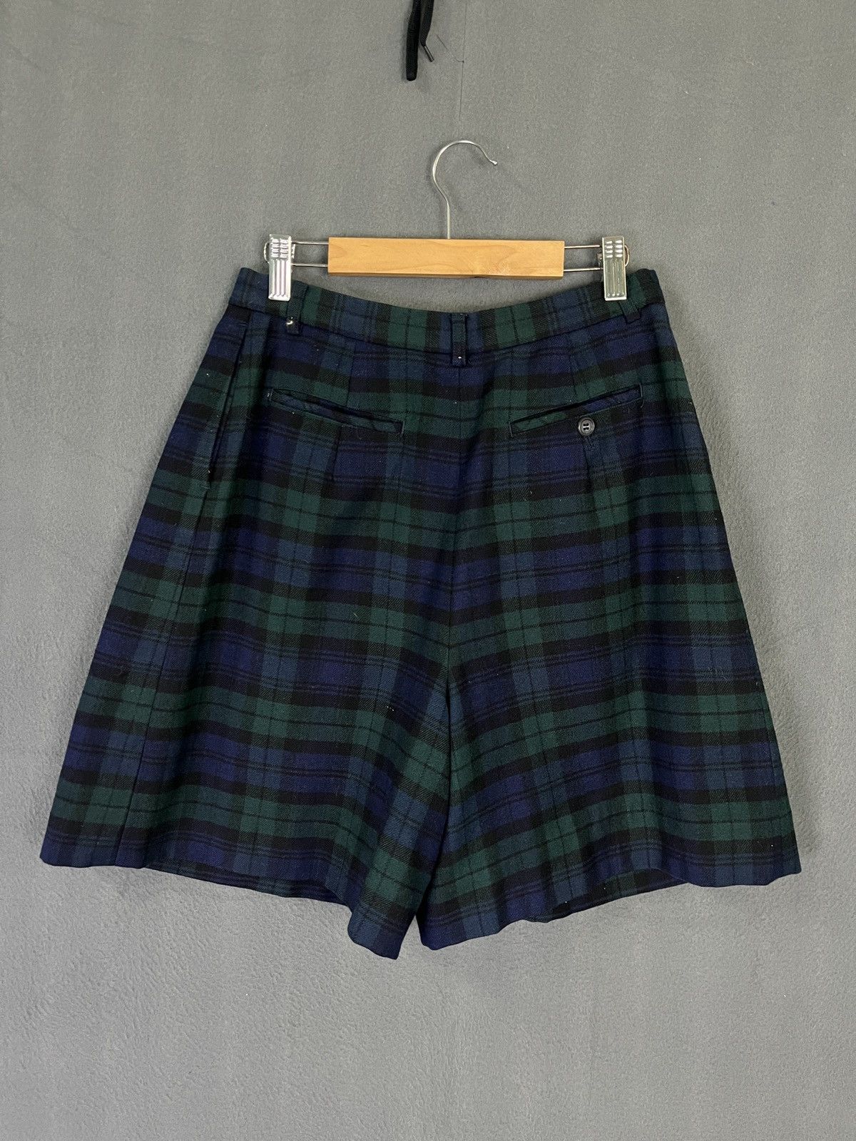 McGregor × Vintage Vintage Mcgregor Tartan Wool High Waist Shorts Size 30" / US 8 / IT 44 - 2 Thumbnail